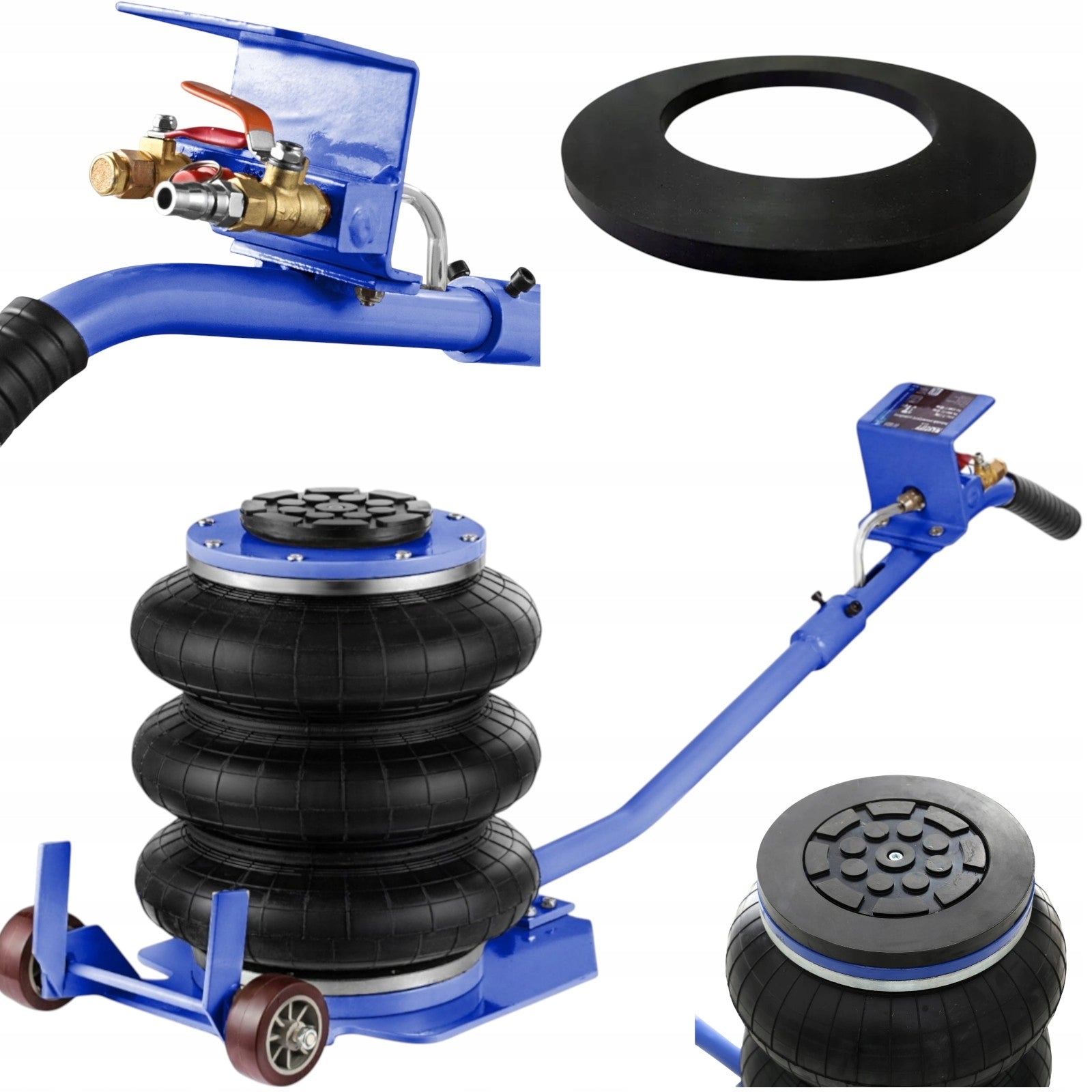 Snowman Pneumatic Lift 3,5 t 3500 kg Car + Rubber For Workshop