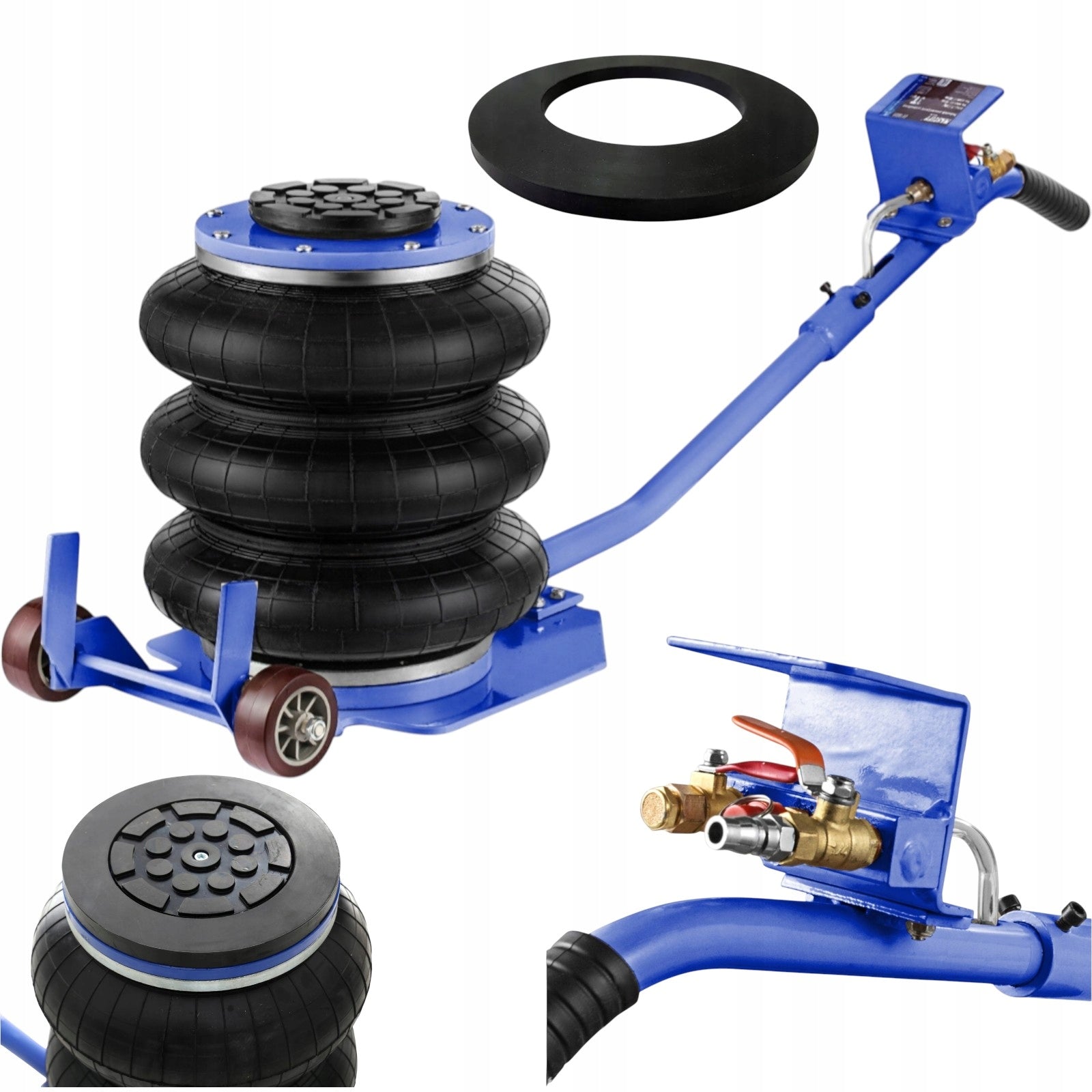 Snowman Pneumatic Lift 3,5 t 3500 kg + Rubber For Garage Workshop