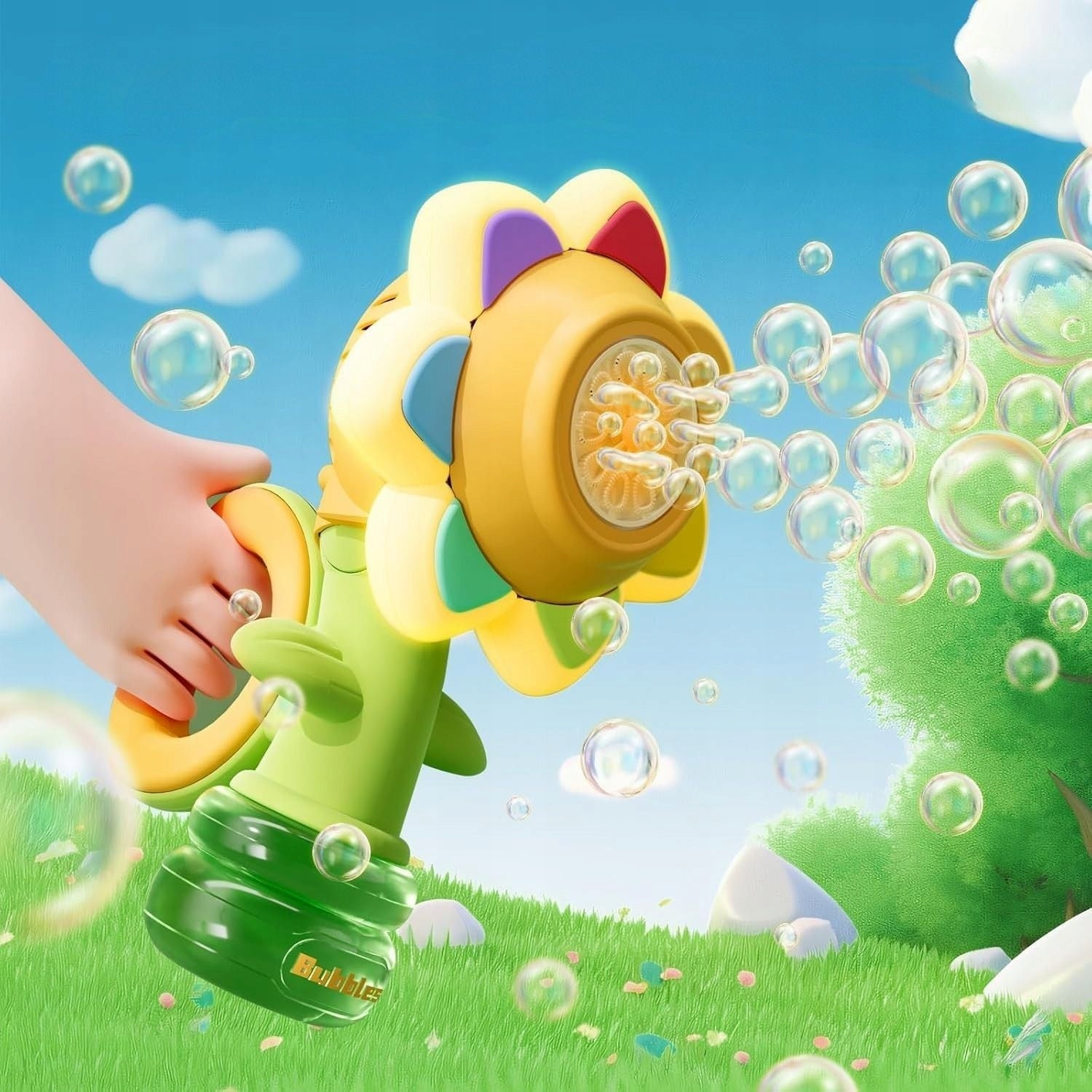 Soap Bank Gun Soap Bubble Machine Generator Liquid Flower Manufacturer code Wyrzutnia Zestaw Baniek Mydlanych Generator