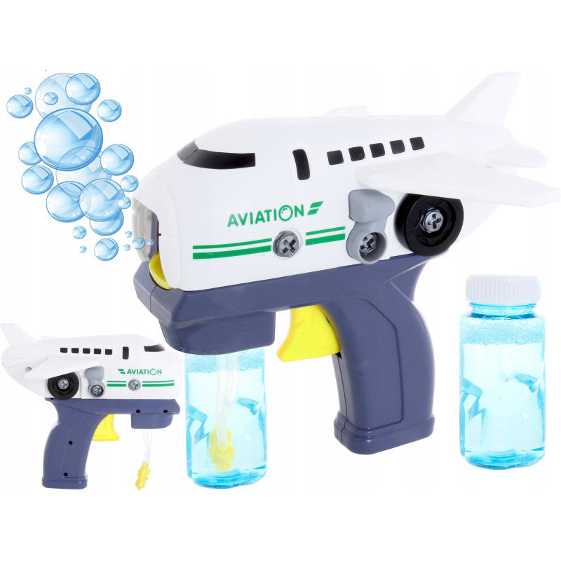 Soap Bubble Gun Airplane 3 Automatic Machine for