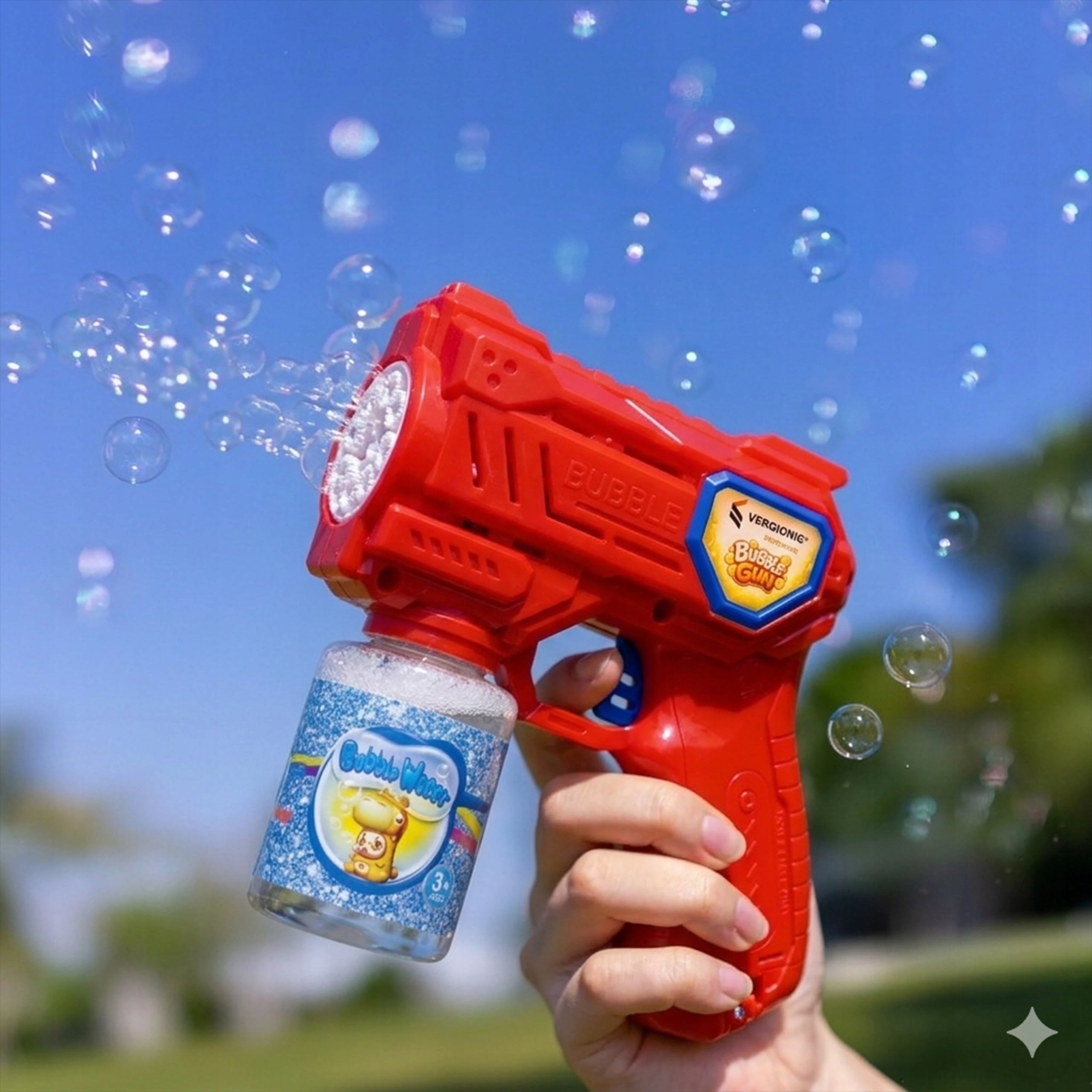 Soap Bubble Gun Automatic + Liquid MIX 70 ml Manufacturer code 8263