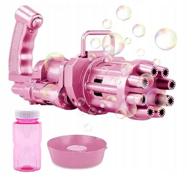 Soap Bubble Gun for Soap Bubbles Generator Launcher Pink