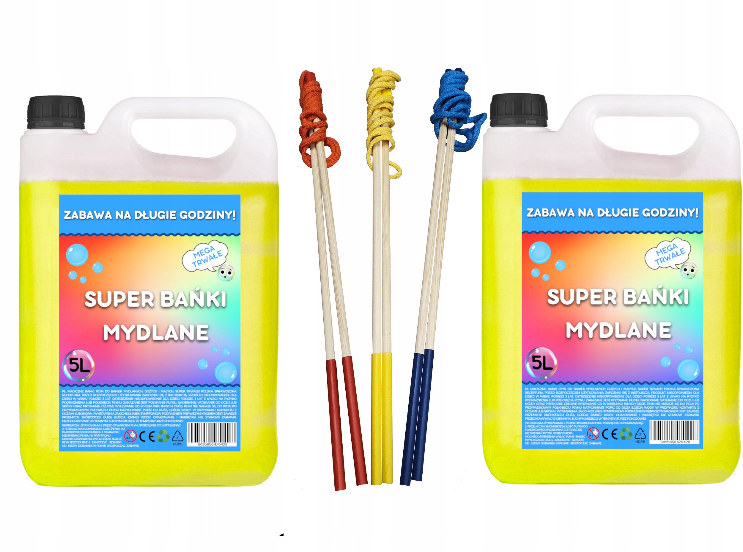 Soap Bubble Liquid 10L Liters Sticks 3 Sticks
