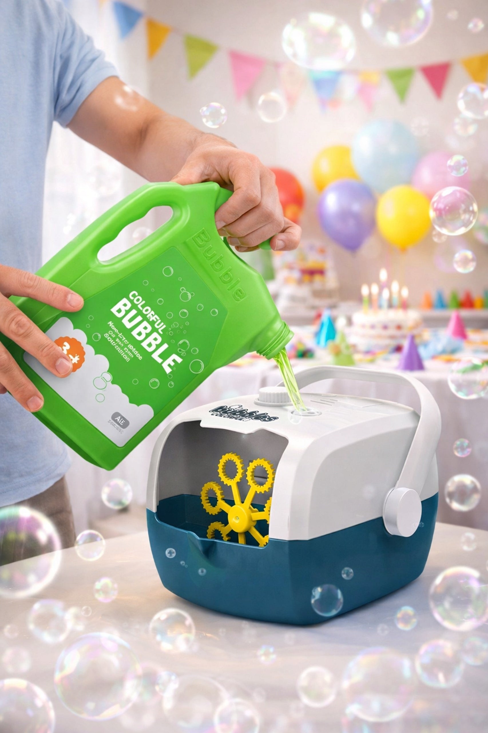 Soap Bubble Liquid 1L Supplement Soap Bubble Concentrate Mega Bubbles Capacity 1000 ml