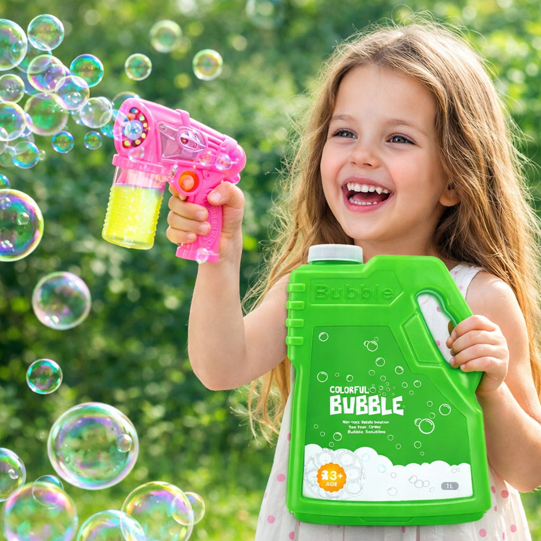 Soap Bubble Liquid 1L Supplement Soap Bubble Concentrate Mega Bubbles Manufacturer code Płyn do Baniek Mydlanych 1L