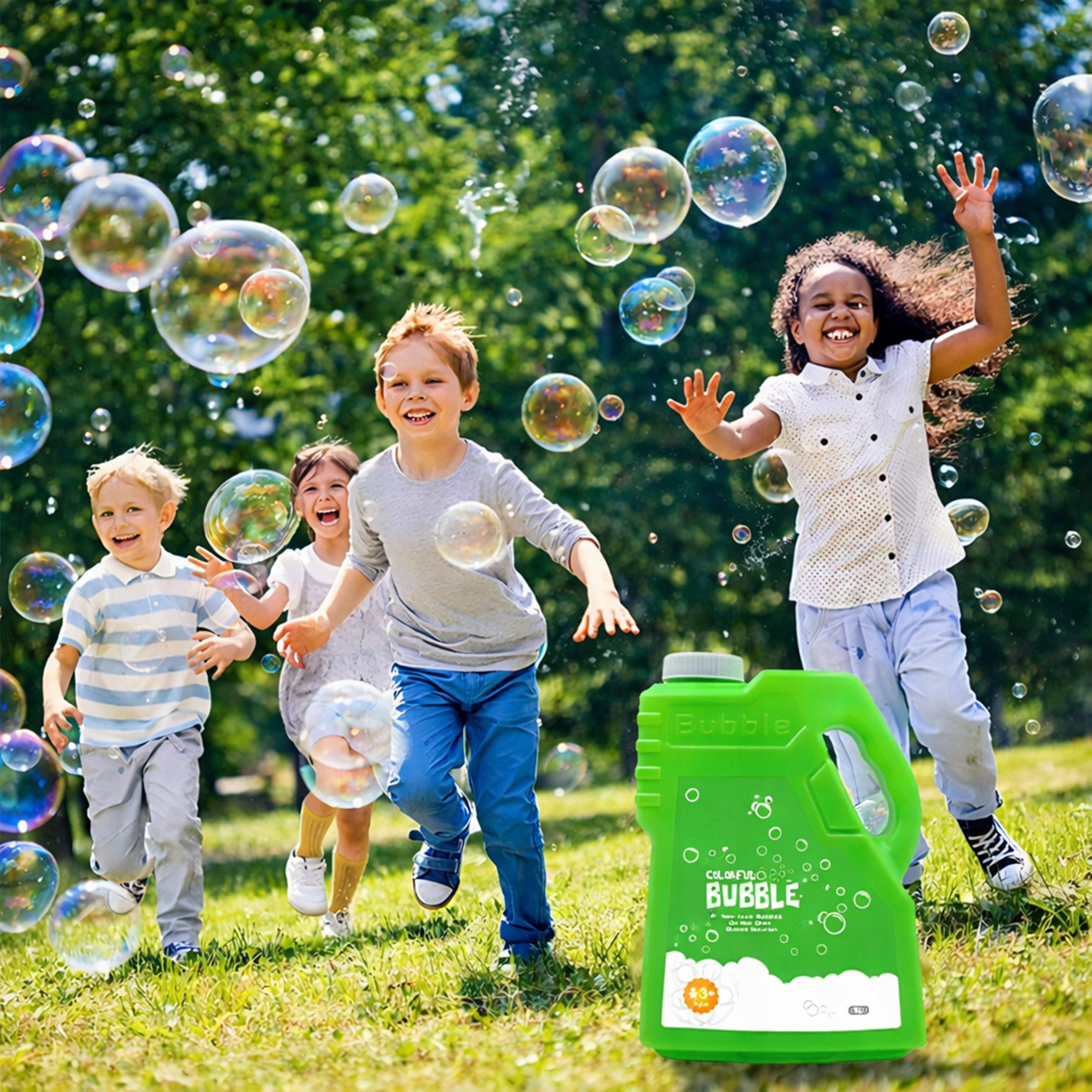 Soap Bubble Liquid 1L Supplement Soap Bubble Concentrate Mega Bubbles Packaging status original