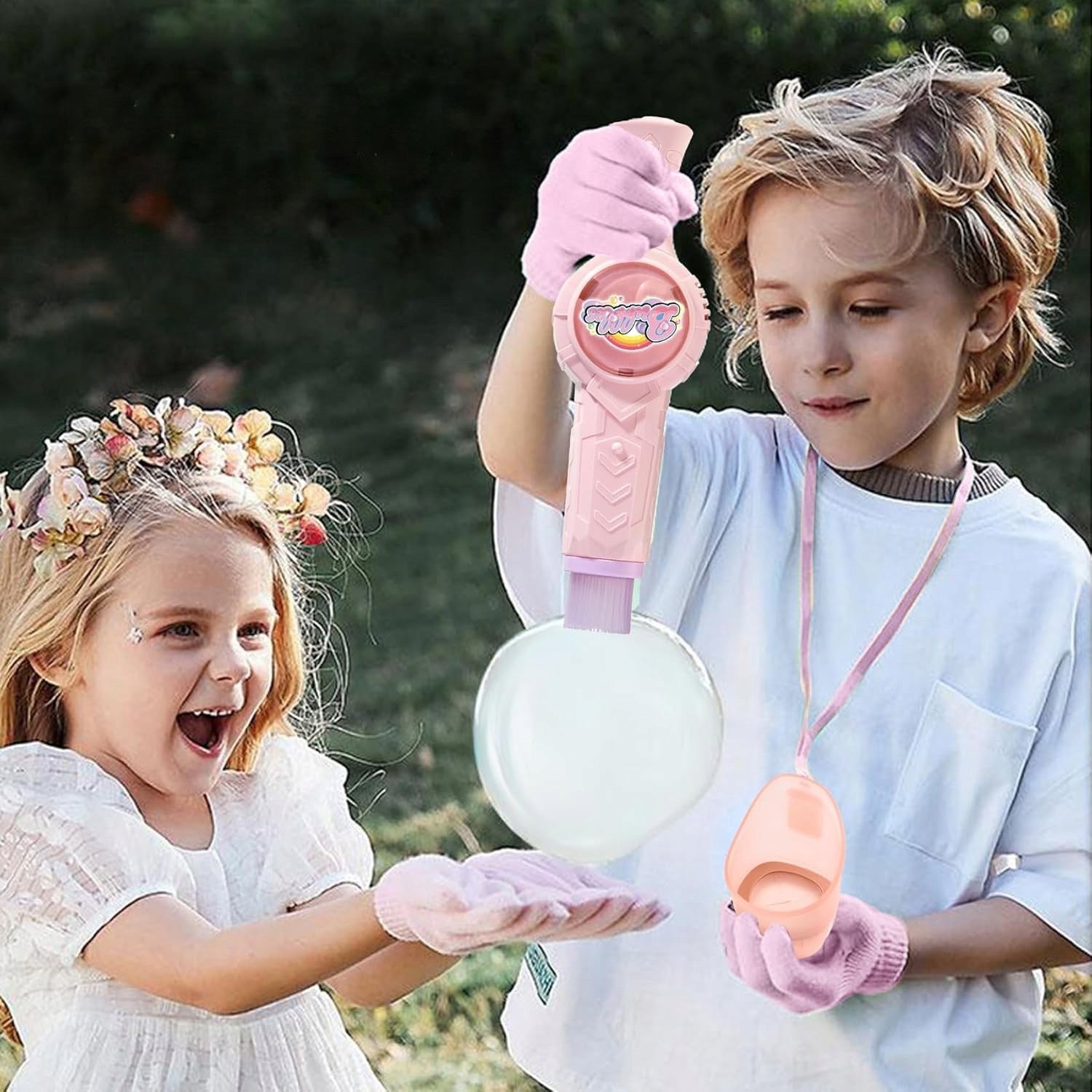 Soap Bubble Machine Touch Fun Generator Bubble Generator Liquid Brand no brand