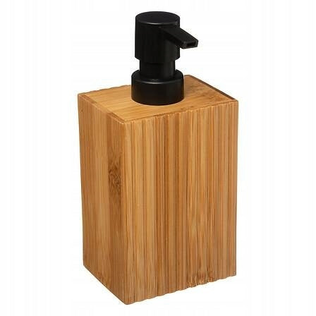 Soap Dispenser Bamboo Liquid Soap Container 280 ml Bathroom