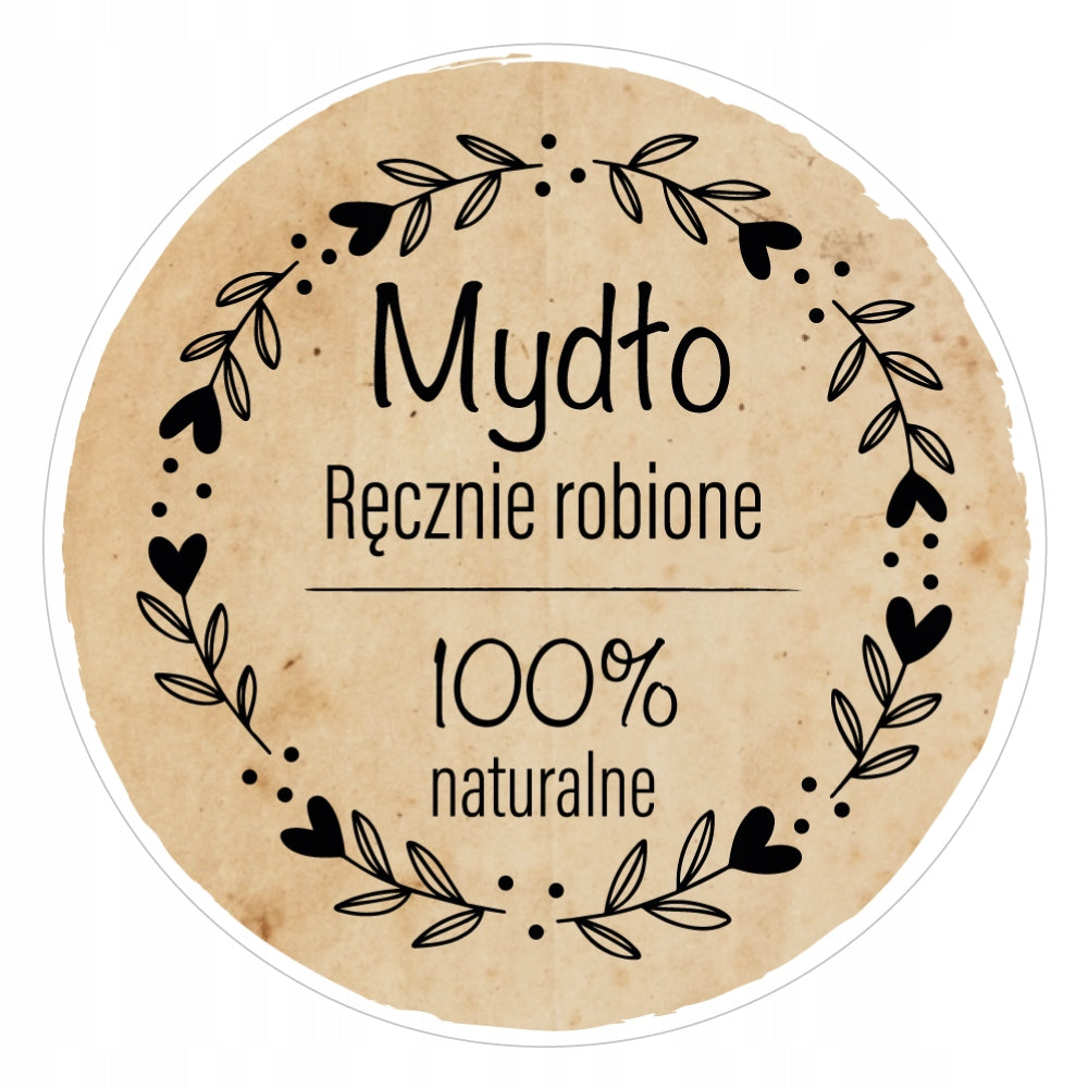 Soap Stickers Handmade 100% Natural Cosmetics Gift 48 Pieces