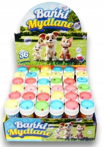 Soap bubbles Animal favorites60 ml 36 pcs display Manufacturer code BMS-13