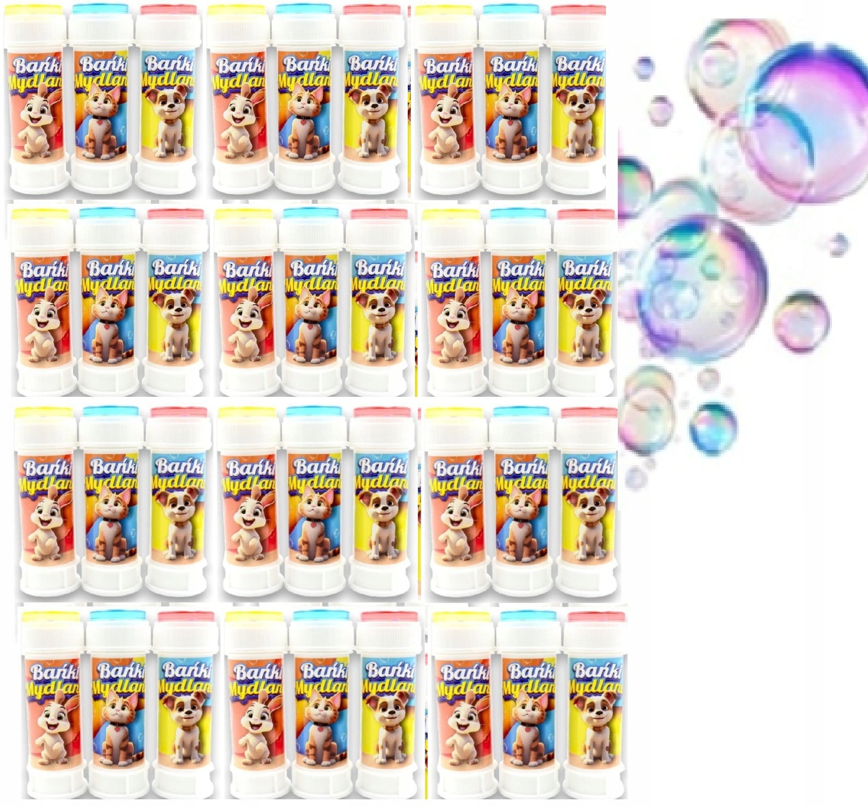 Soap bubbles Animal favorites60 ml 36 pcs display