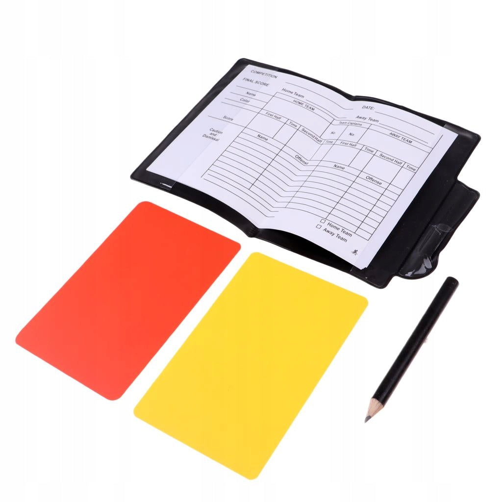Soccer Referee Red Yellow Cards Football Notebook Color multicolor