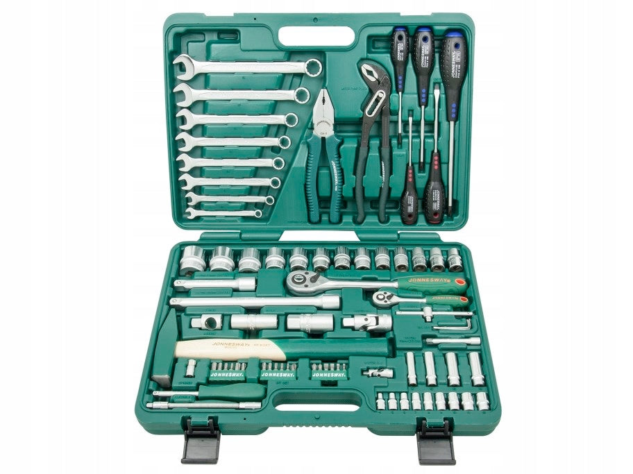 Socket wrench and tool set 77 el. Jonnesway S04H52477S