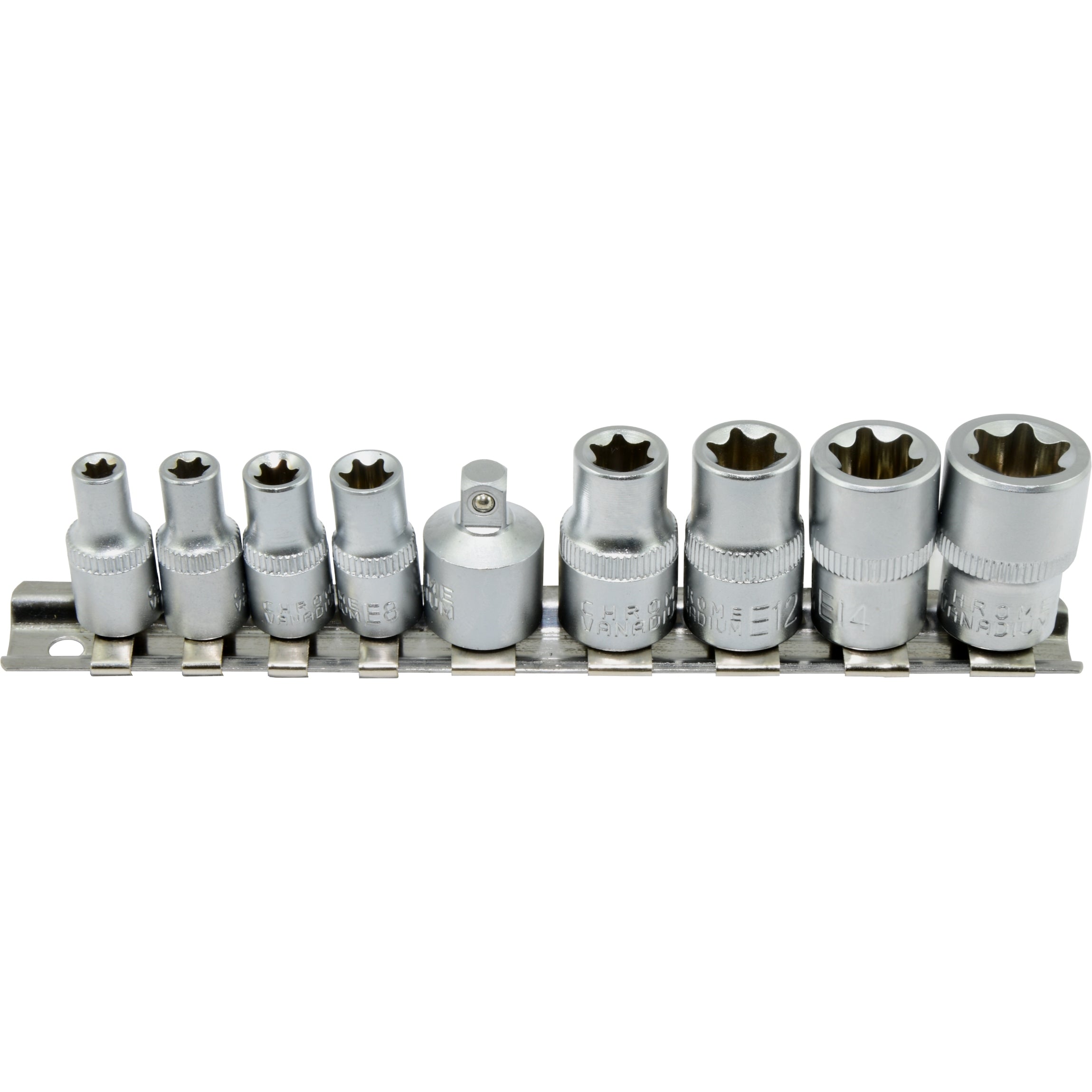 Socket wrench set Mertz set bits 1/4" 3/8" type-E M12171 x9 Brand Mertz