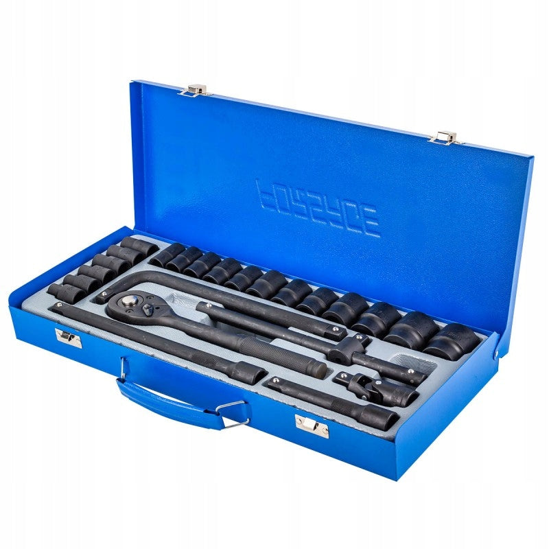 Socket wrench set ratchet socket 1/2" 8-32 mm 24 el. box EAN (GTIN) 5905101386235