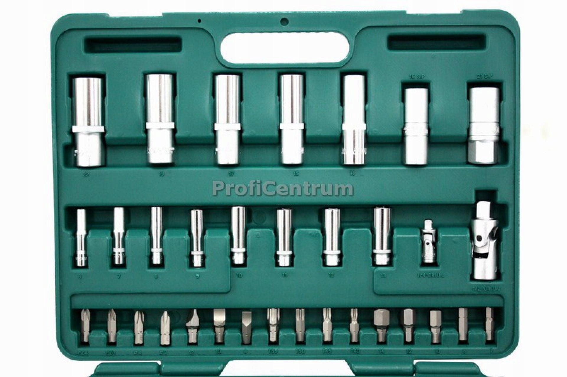 Socket wrench set with ratchet 1/2 and 1/4" 94 el Jonnesway S04H52494S Brand Jonnesway