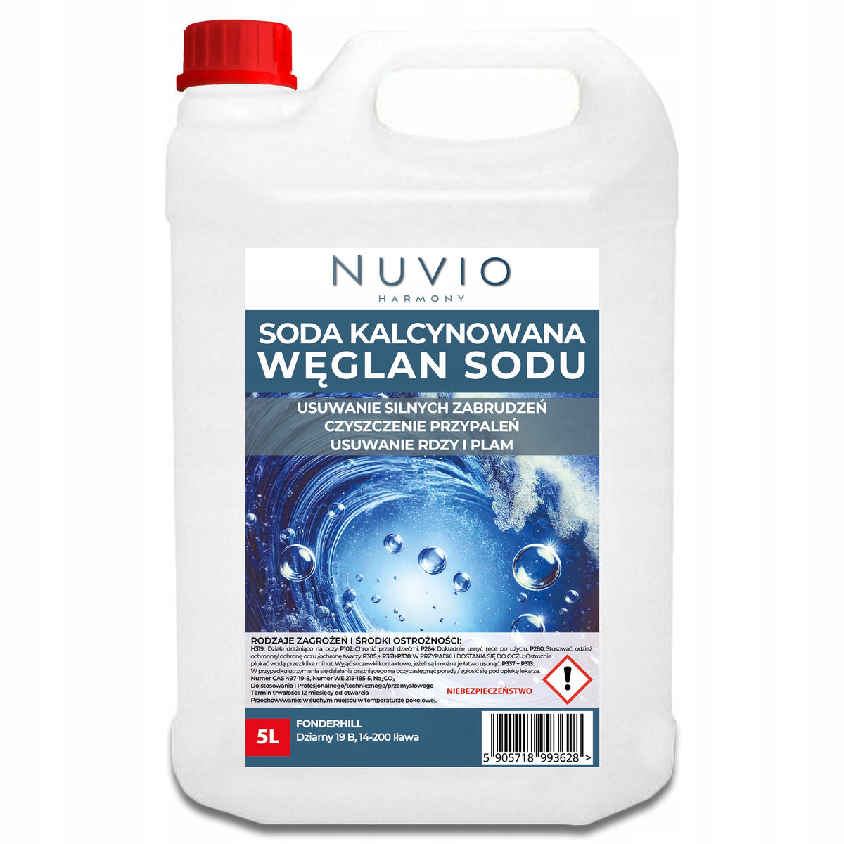 Soda ash 5L sodium carbonate Packaging status original