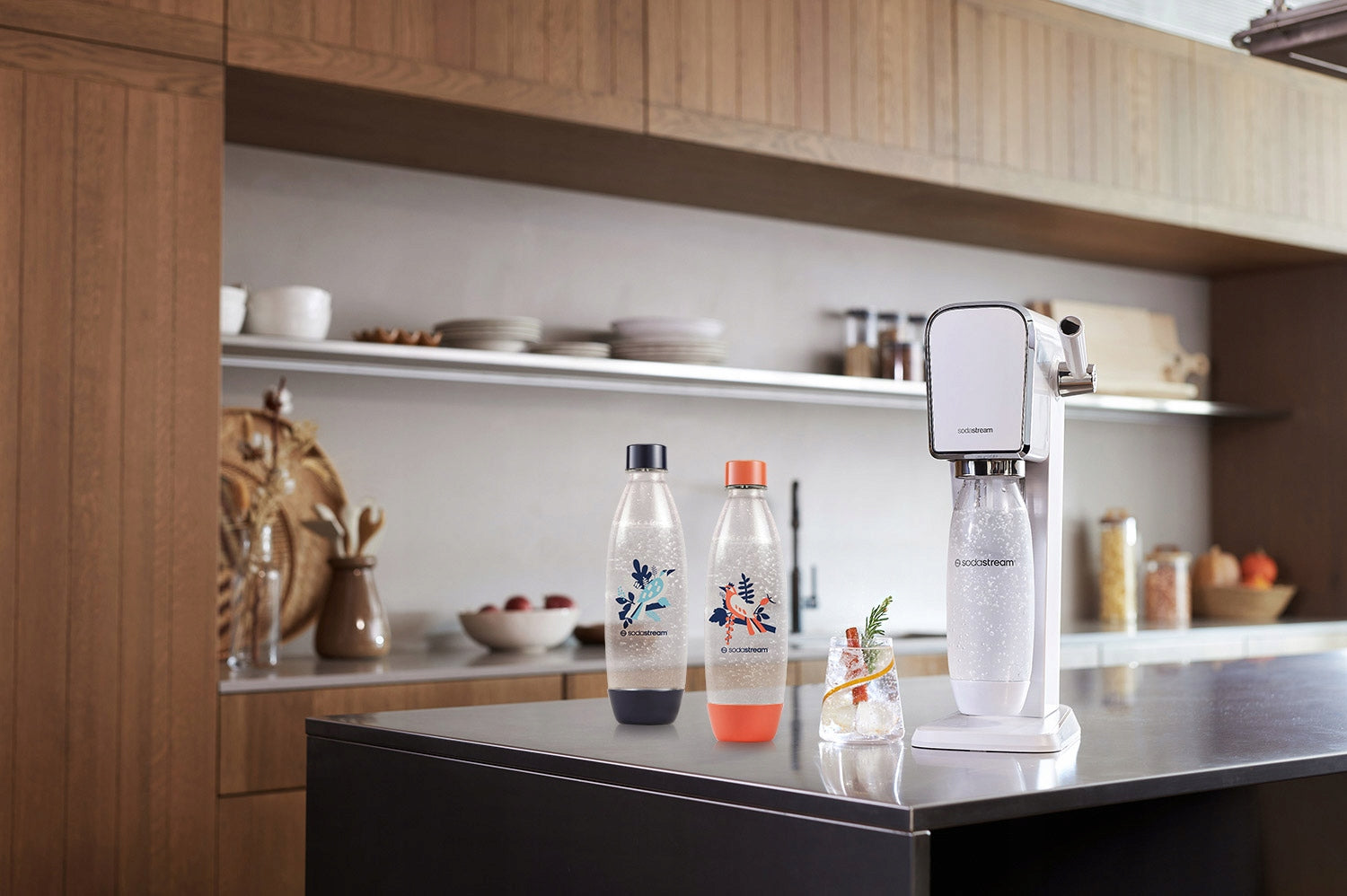 SodaStream Fuse Free Birds 2 Pack x 1L Bottles for Saturator | DISHWASHER SAFE Manufacturer code Butelki SodaStream Ptaki 2x 1L DO ZMYWARKI