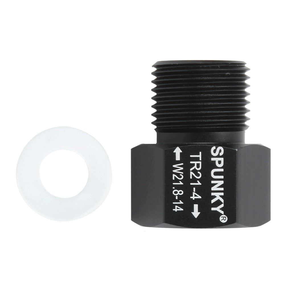 Sodium Cylinder Adapter Converter Black TR21x4 Female Thread to M4 Thread