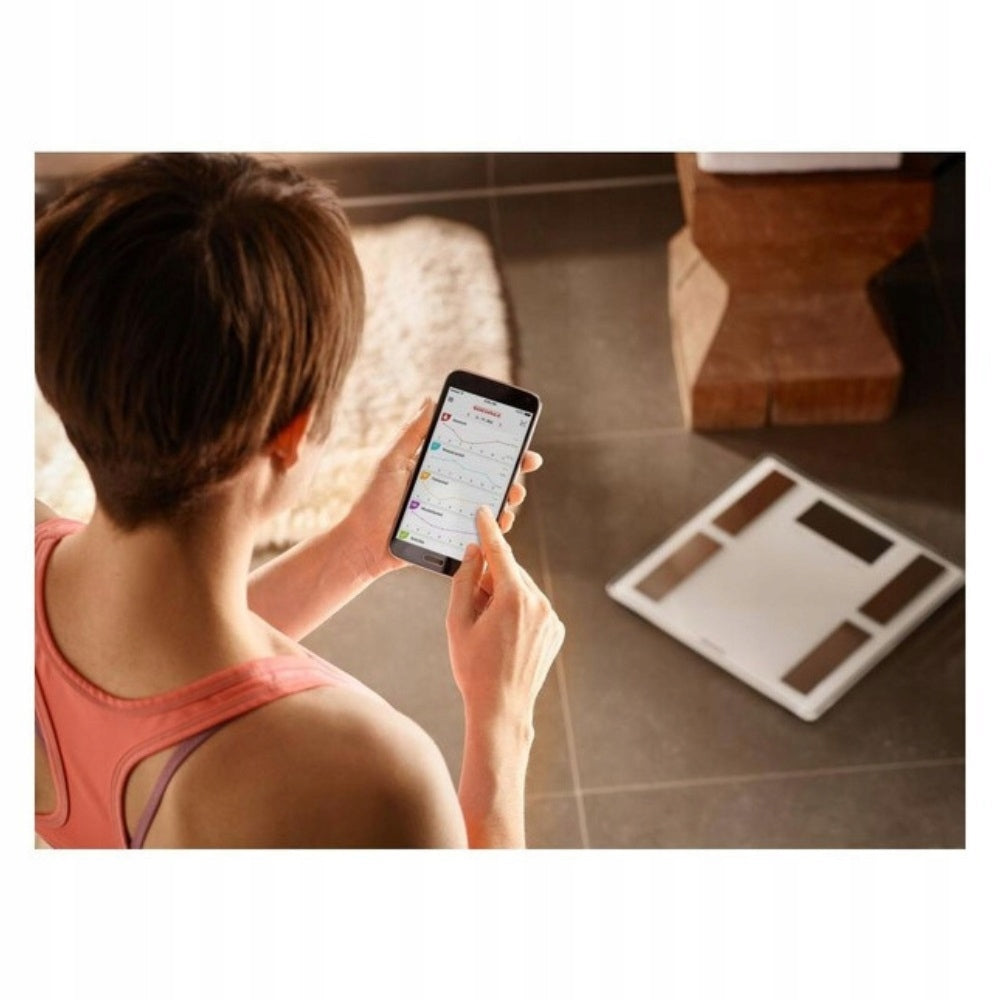 Soehnle Shape Sense Connect Bathroom Scale 100 to 180kg Platform material glass
