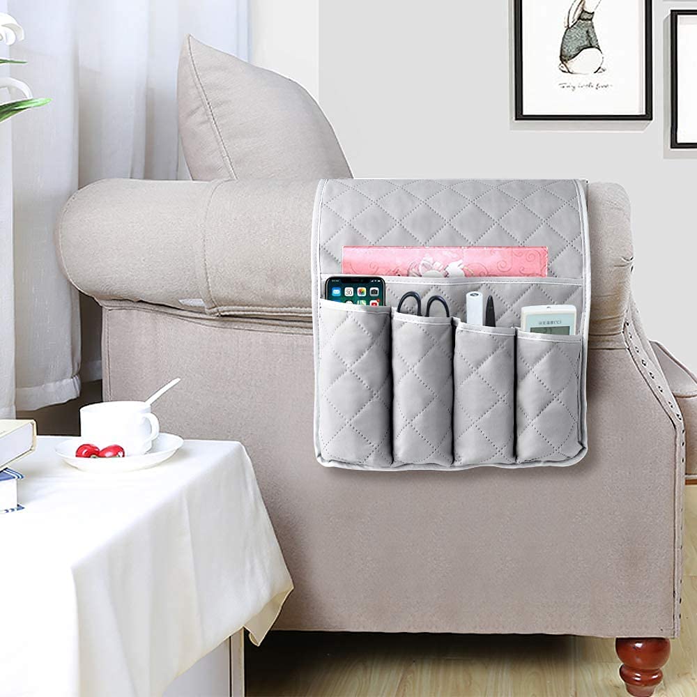 Sofa Armrest Organizer 5 Pockets Remote Control Holder Packaging status original