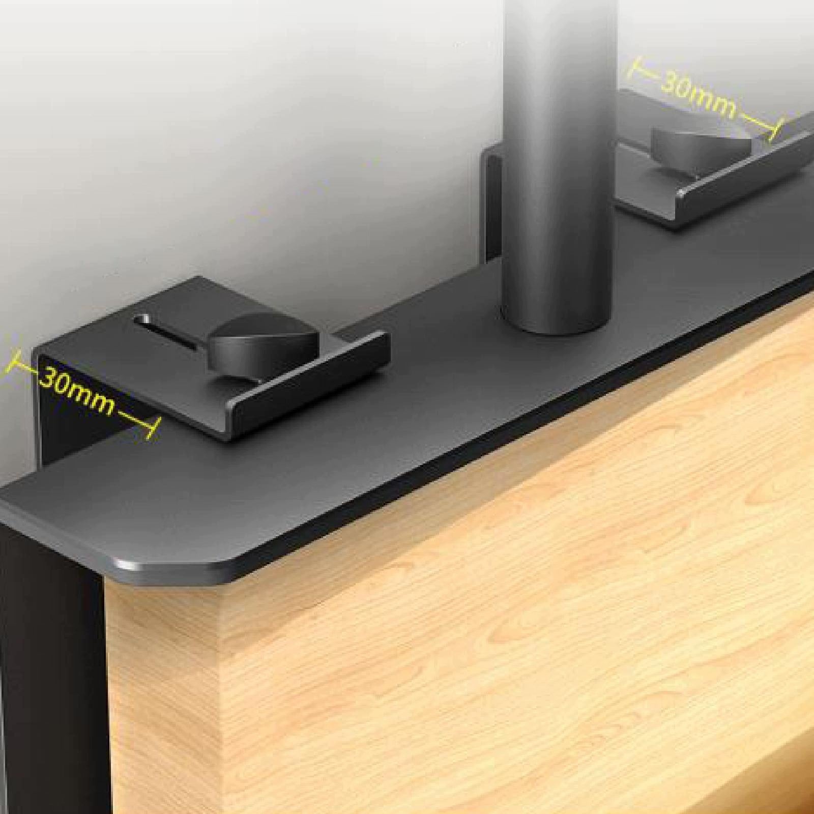 Sofa Bed Projector Stand Telescopic Mounting Base for Desk Home Tray Packaging status original