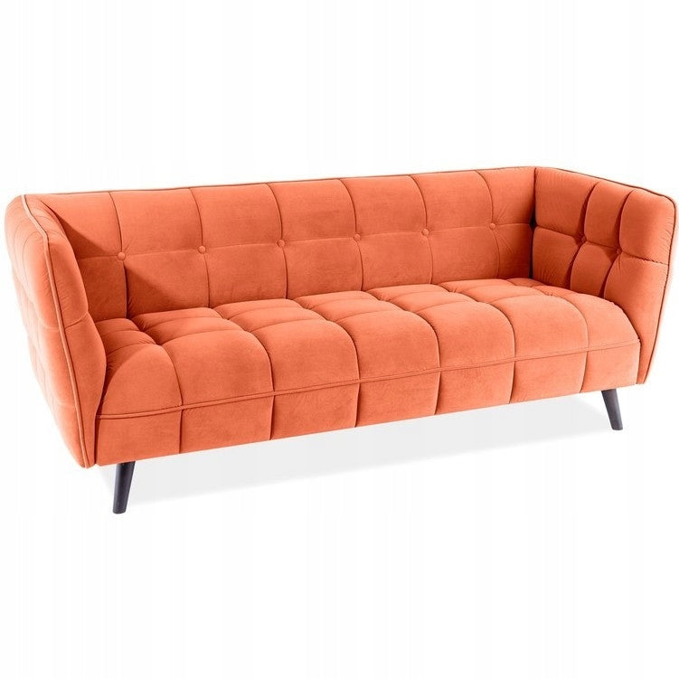 Sofa Signal Castello Velvet 3, orange 