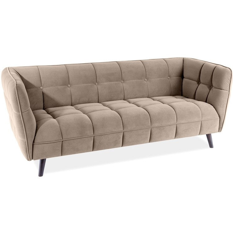 Sofa Signal Castello Velvet 3, beige 