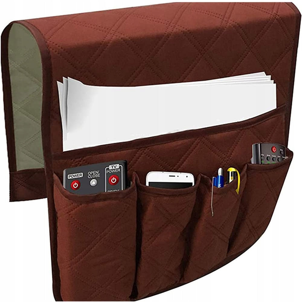 Sofa Organizer 5 Pockets Waterproof 90x33 cm For Living Room