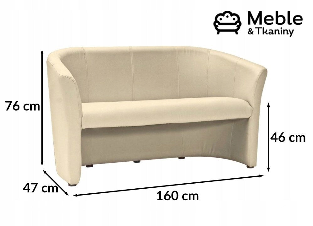 Weiche Bank Signal Meble Tm-3, creme 