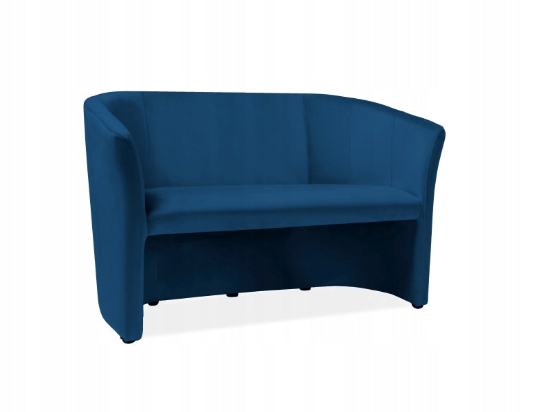 Dreisitzer-Samtsofa Signal Meble TM 3, dunkelblau 