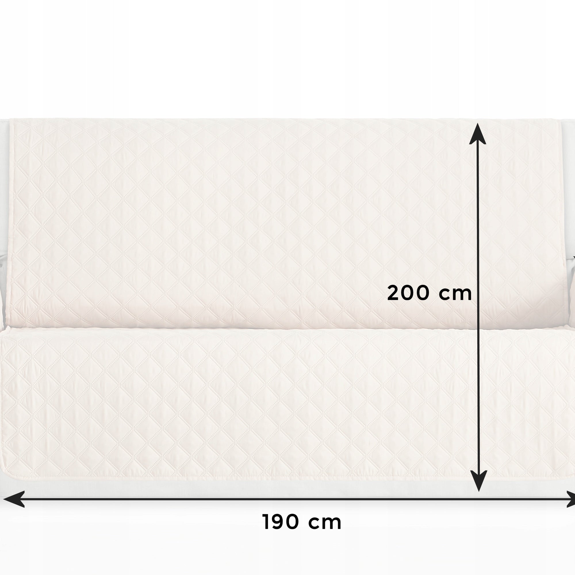 Sofa cover, sofa protector, double-sided cover, beige brown Manufacturer code OCHRANIACZ DWUSTRONNY WERSALKA BEŻ/BRĄZ