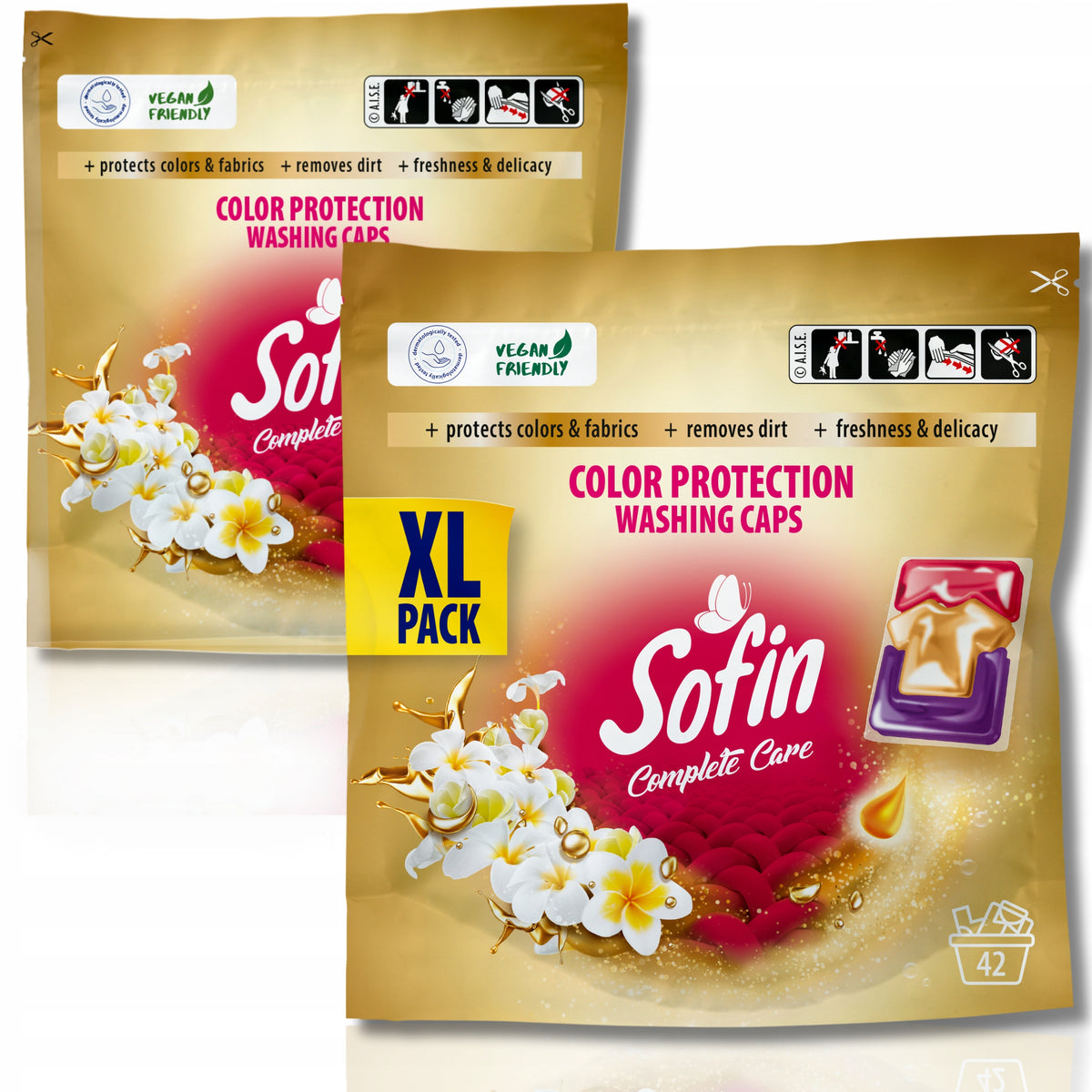 Sofin Color Fabric Washing Capsules Color Protection 66 Washes