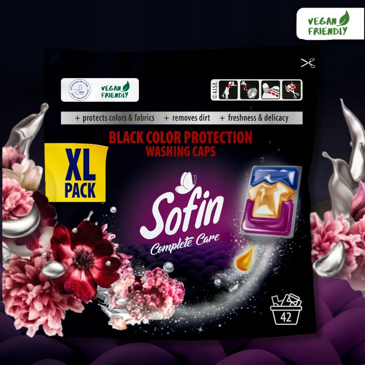 Sofin Dark Black Washing Capsules Color Protection XL 42pcs Manufacturer code 5900931039931