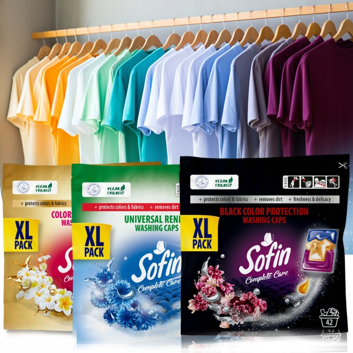 Sofin White and Light Washing Capsules Vegan Color Protection XL 42pcs Manufacturer code 5900931039894