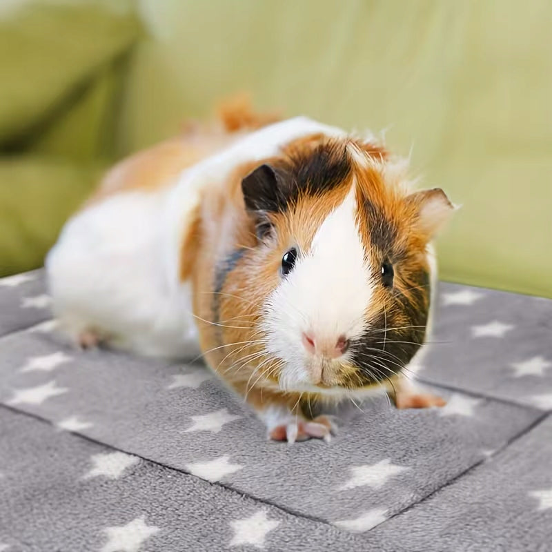 Soft Bed Mat for Small Animals Blue-Grey Set of 3 Length 35 cm