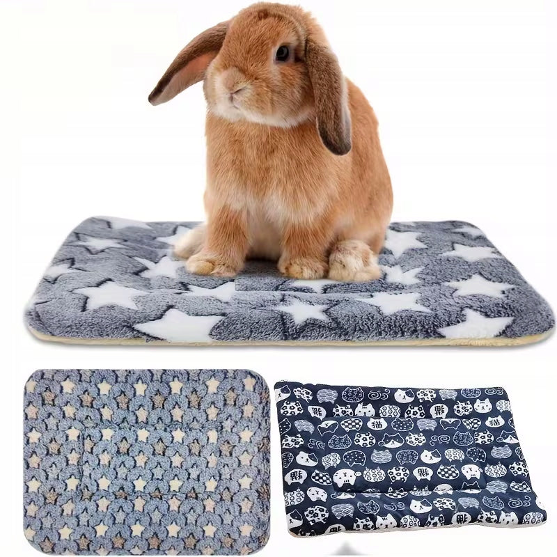 Soft Bed Mat for Small Animals Blue-Grey Set of 3 Packaging status original