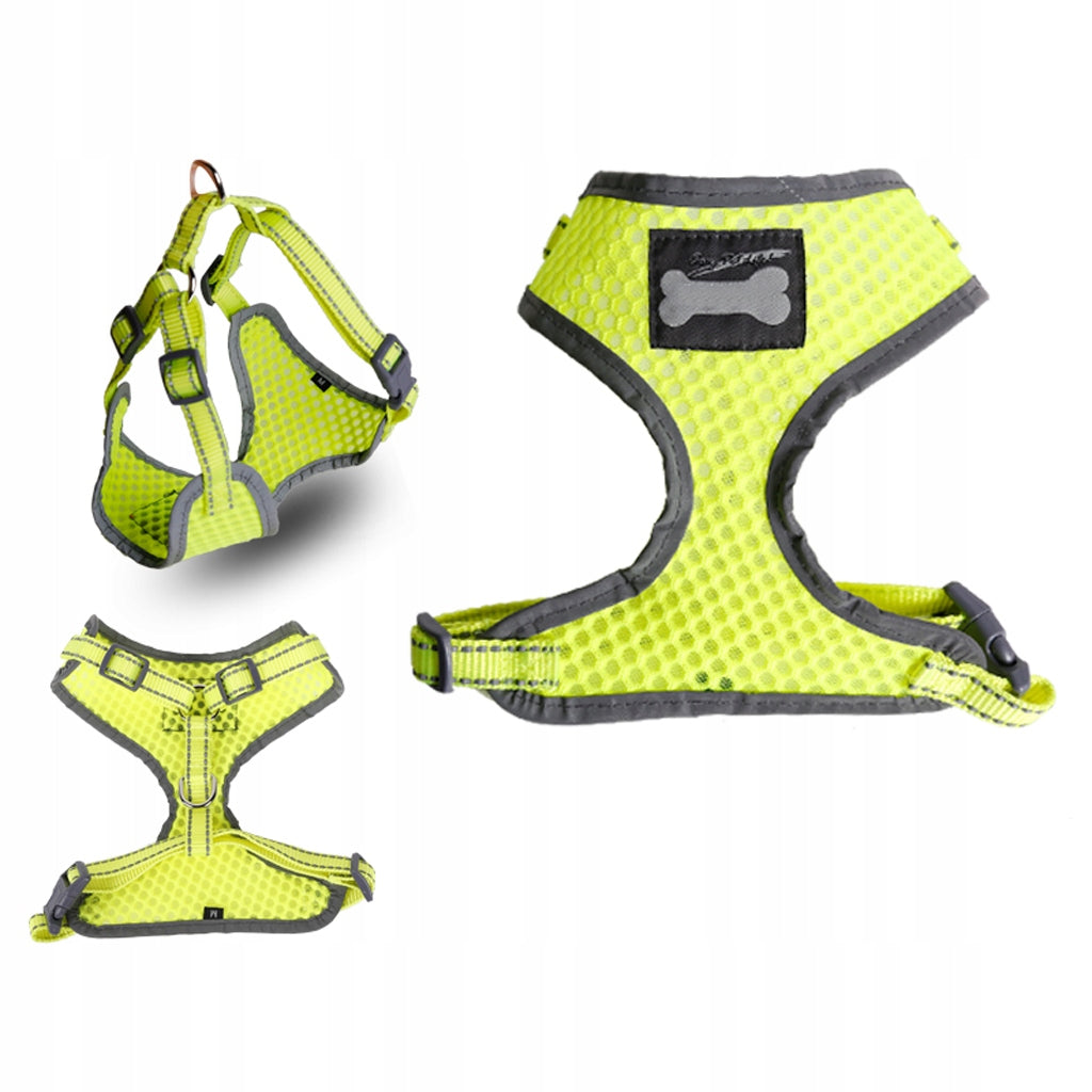 Soft Breathable Quick Release High Strength D Ring Mesh Dog Harness Safety