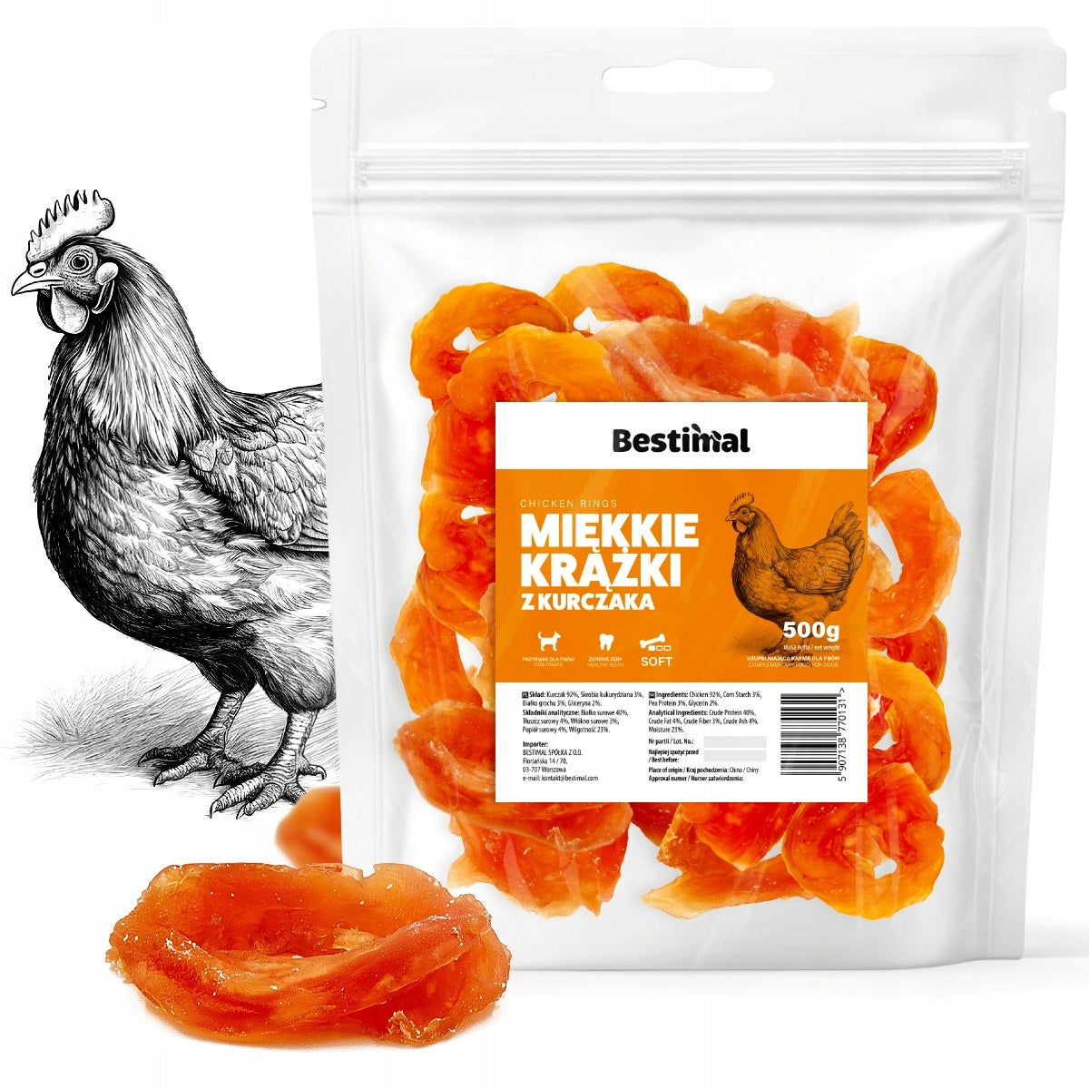Soft Chicken Discs 500g - SOFT DOG TREAT TREATS