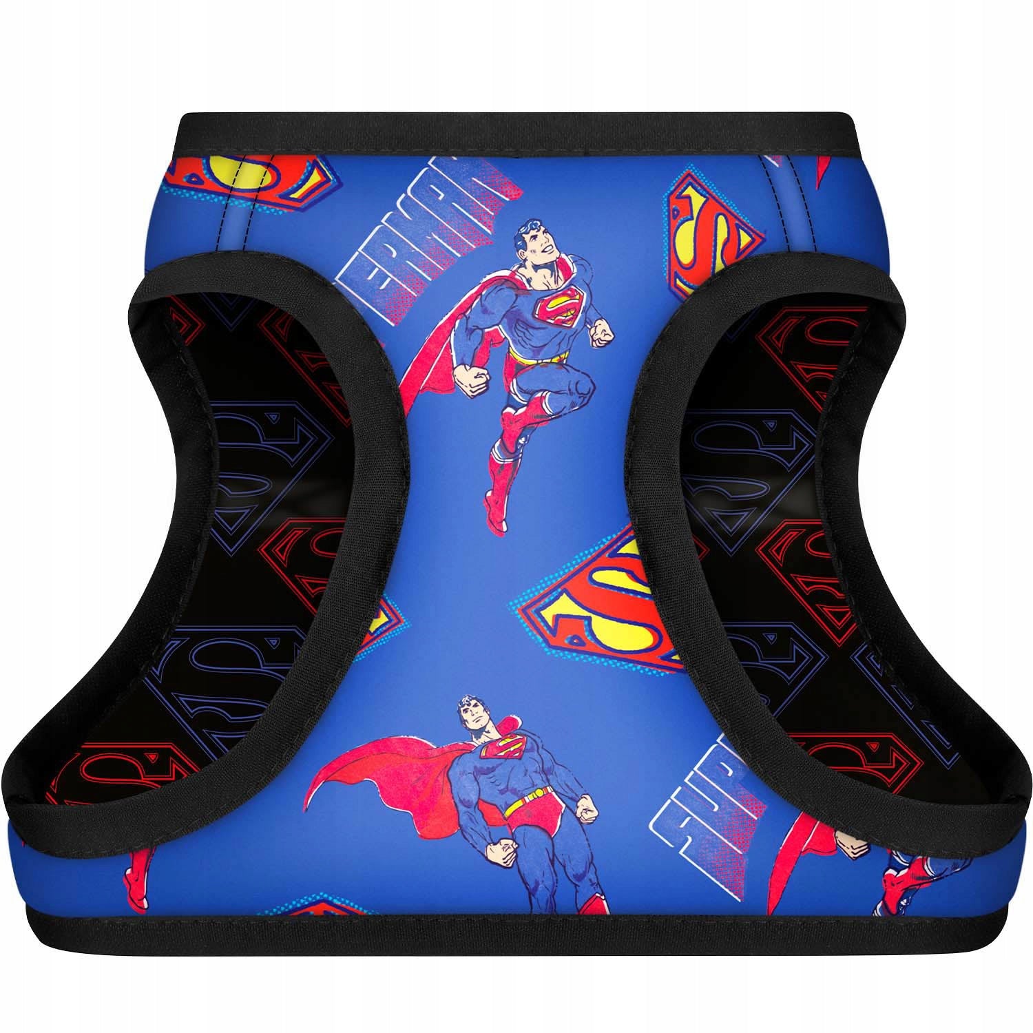 Soft Dog Harness with QR Passport, Superman's Power Pattern, XXXS (XS1) Packaging status original