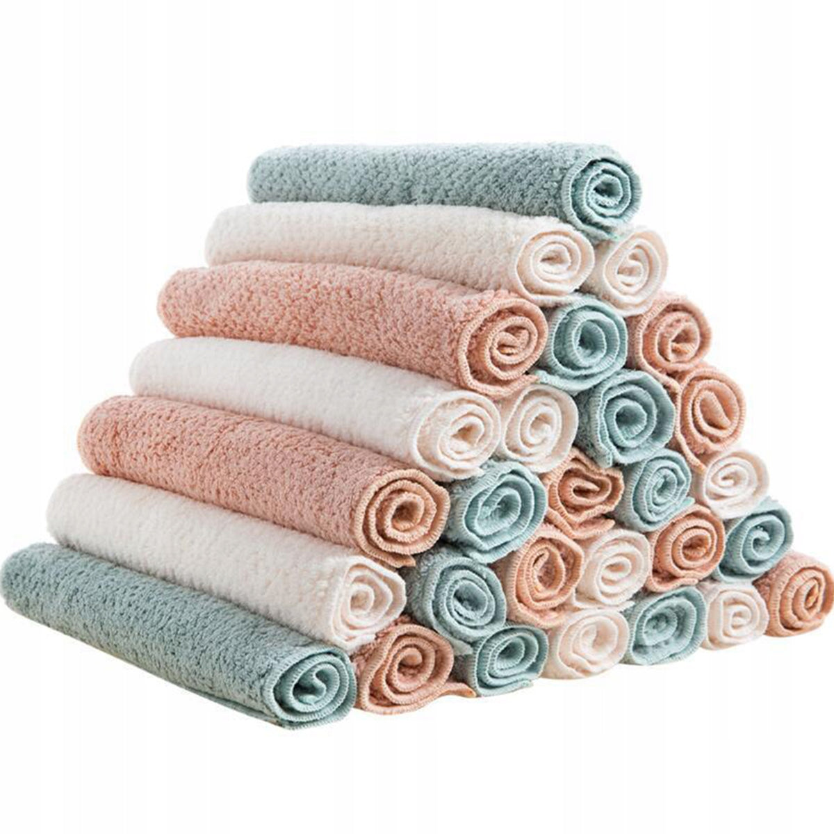 Soft Fluffy Towels Coral Fleece Cleaning Cloth Ści