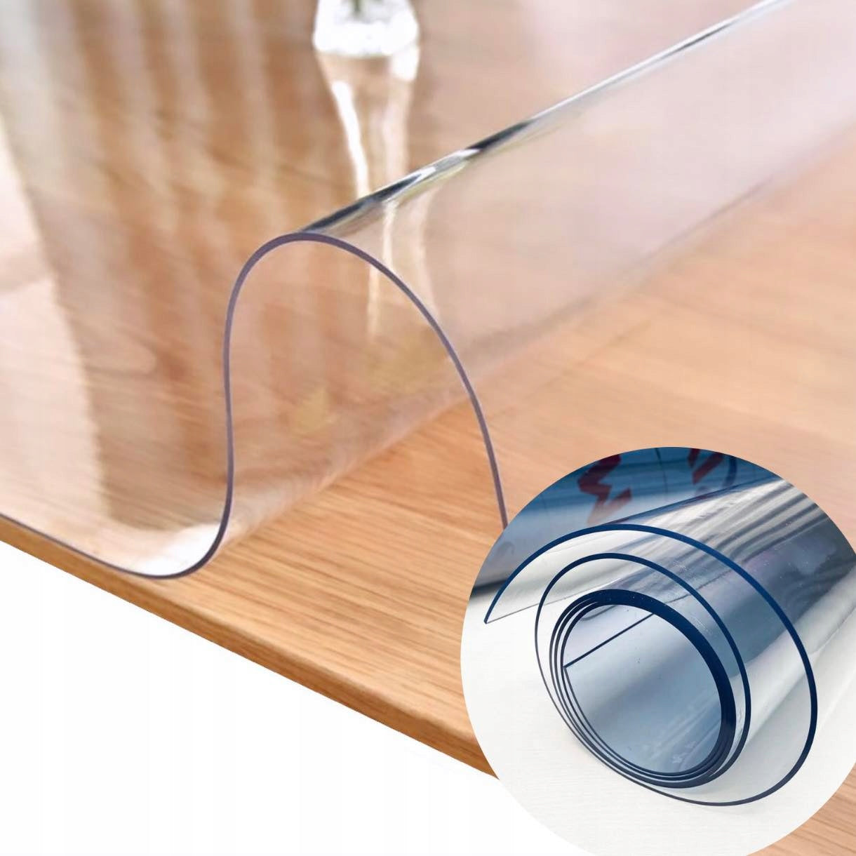 Soft Glass Mat Protective Film for Table Desk Top 1,2mm 90X150