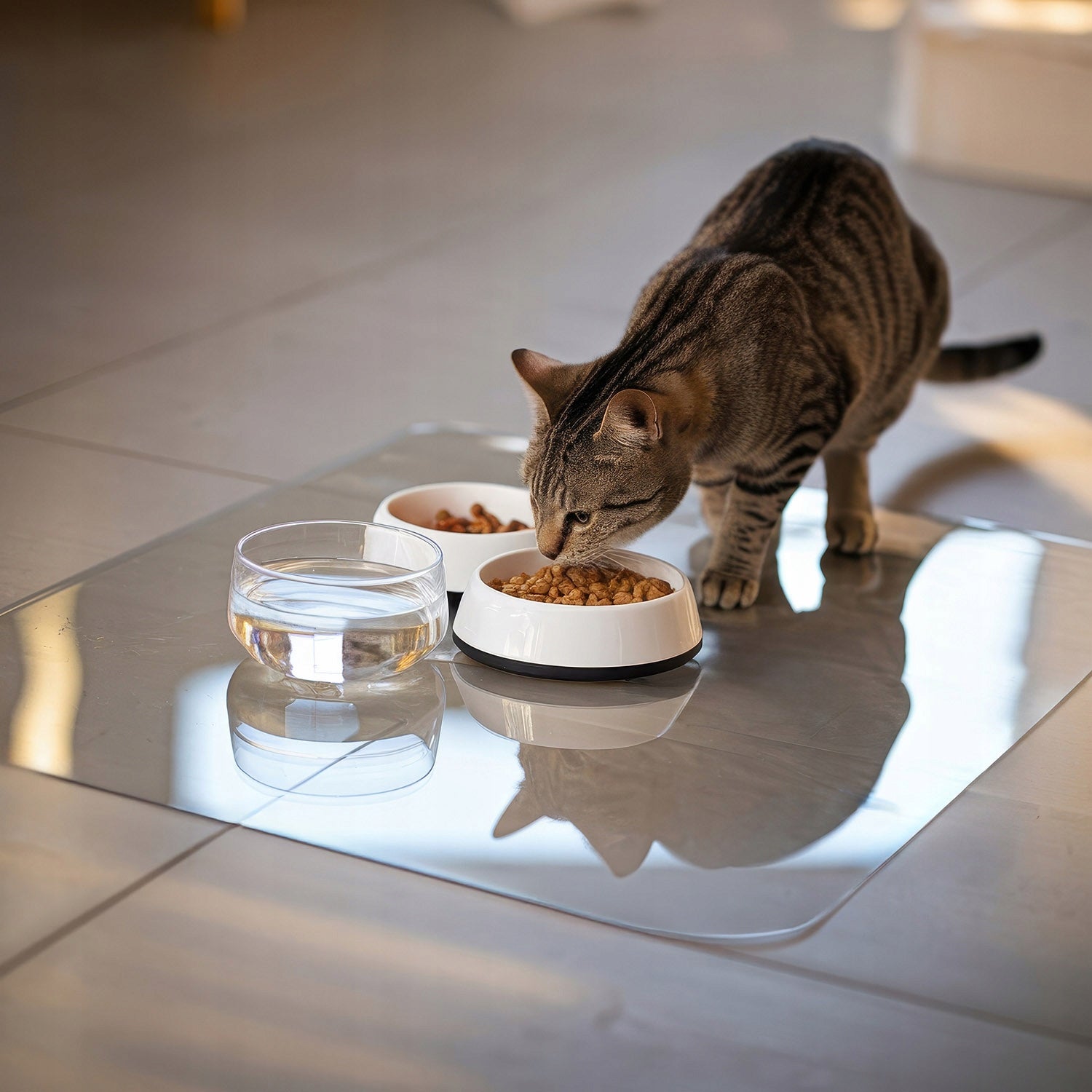 Soft Glass PVC Transparent Protective Mat For Kitchen Table 120x60 cm Packaging status original