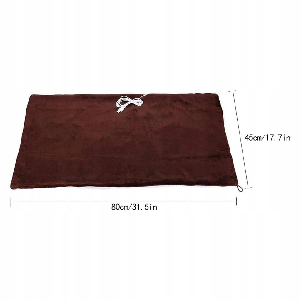 Soft Heated Electric Shawl Heating Blanket Coffee Color other