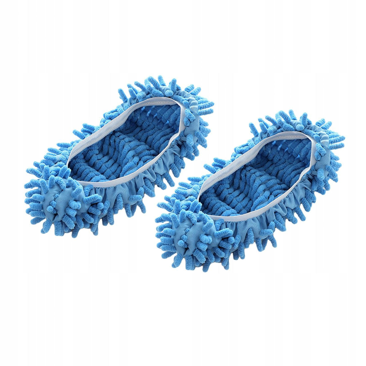 Soft Microfiber Mop Slippers Shoes Cover Foot Dust Hair Cleaner Floor Blue Manufacturer code 14272044420