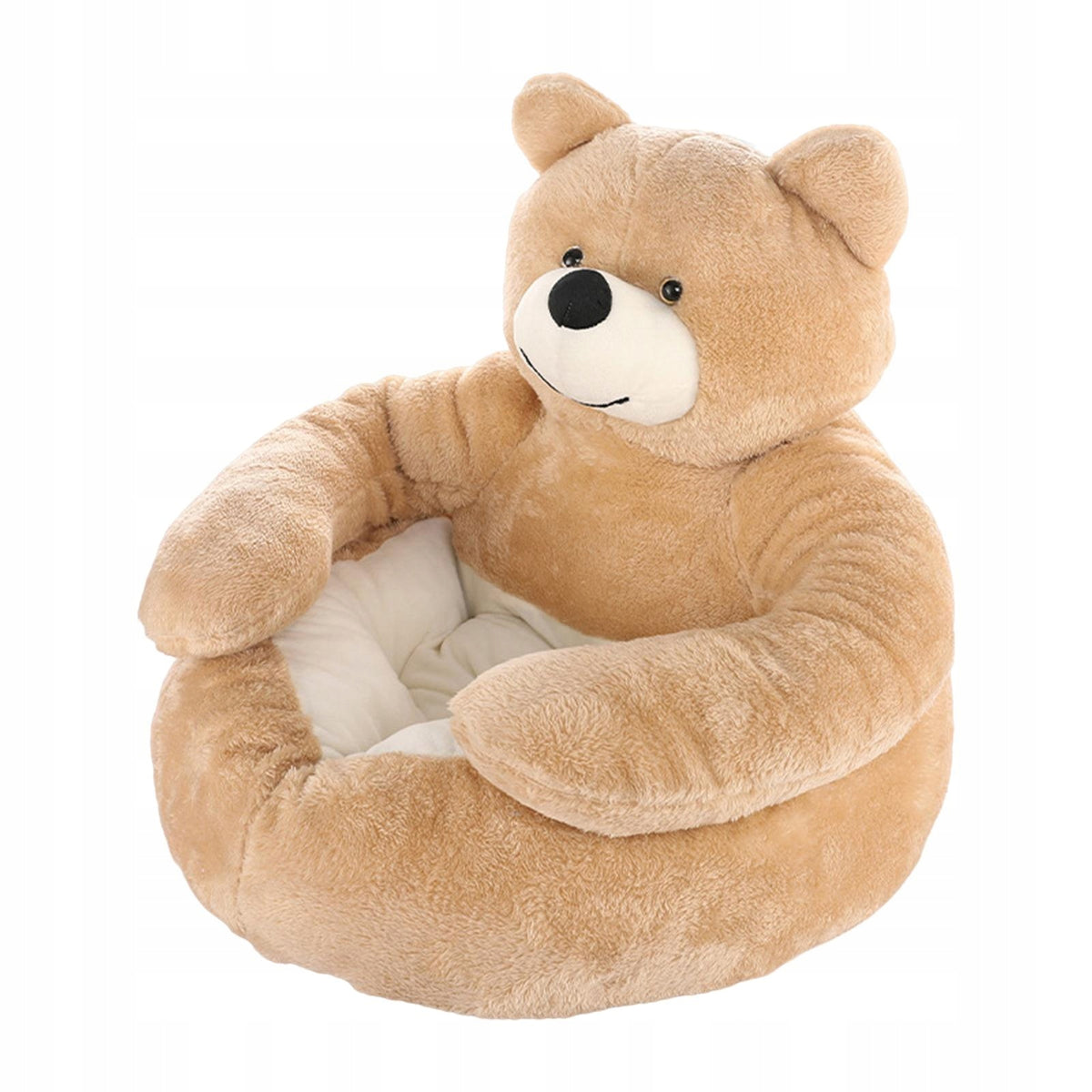 Soft Pet Bed Sofa Machine Washable Khaki Small