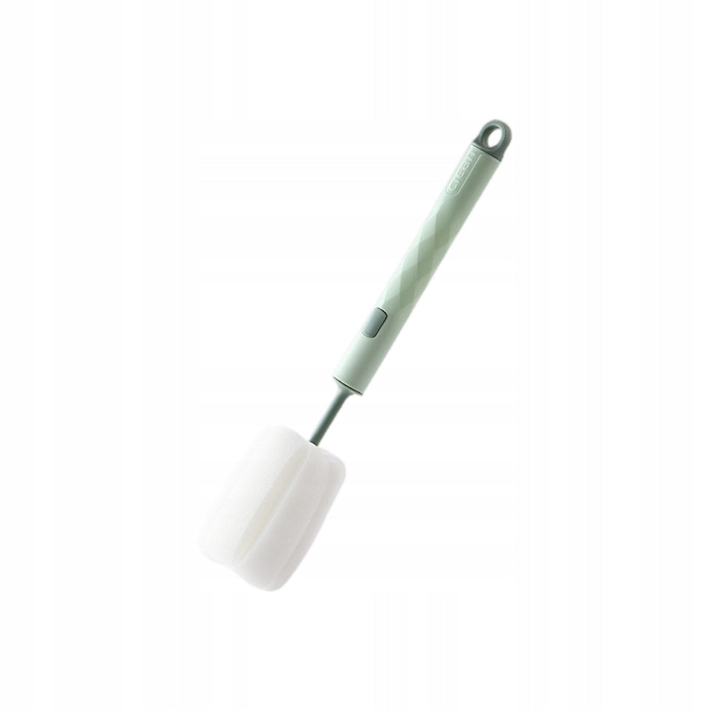Soft Sponge Cup Brush Washer Removable Cleaning Scrubbing Glassware Green Packaging status original