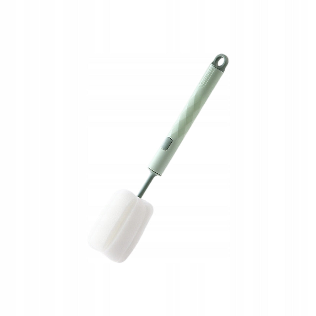 Soft Sponge Cup Brush Washer Removable Cleaning Scrubbing Glassware Green