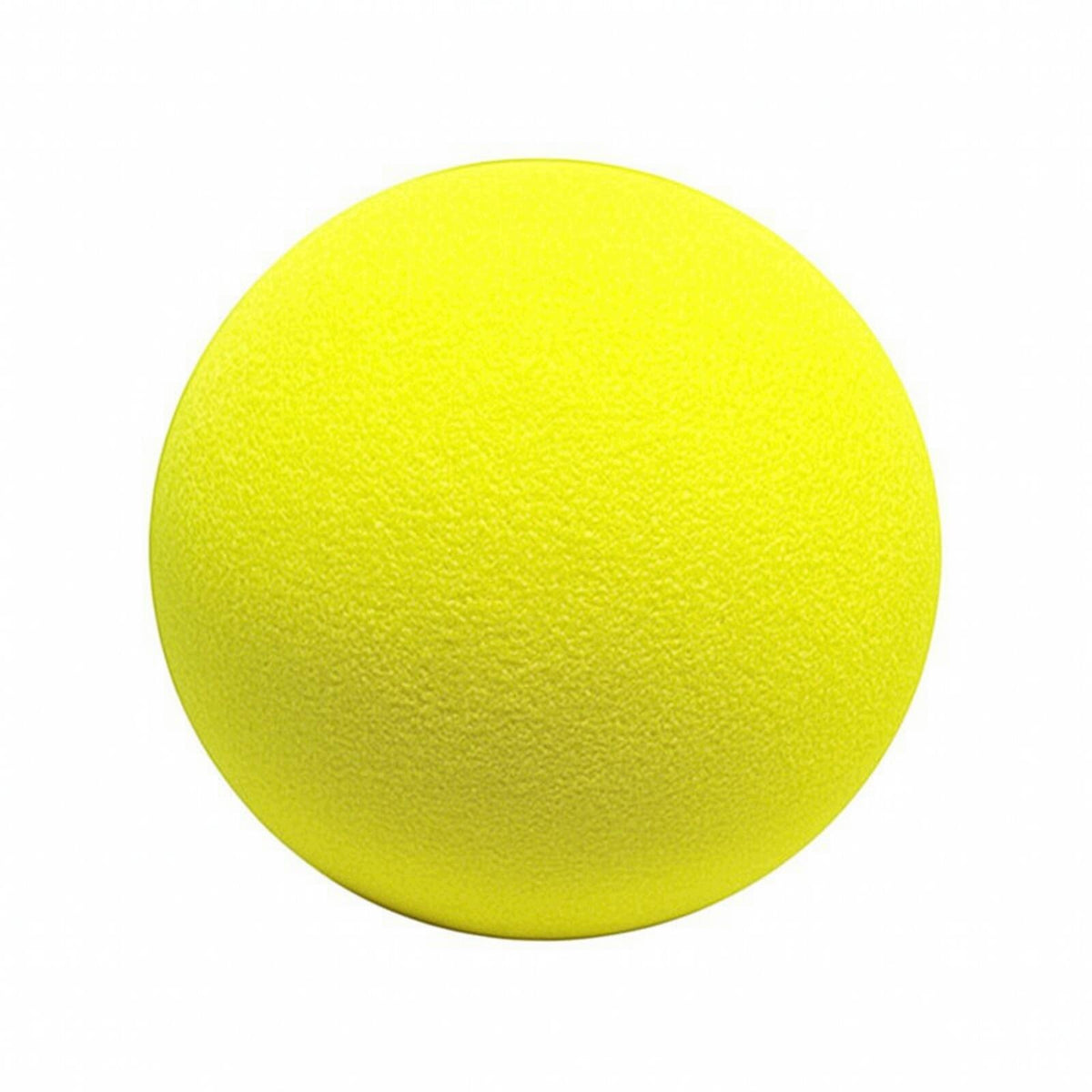 Soft Sponge T Ball Training Ball for Badminton Practice Yellow Foam Ball