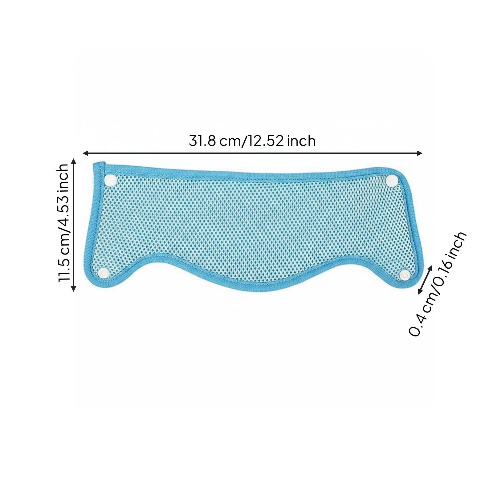 Soft Workplace Helmet Liner Sweat Absorbing Brow Pad Double-sided Mesh Packaging status original
